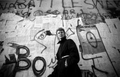 David Bowie an der Berliner Mauer, Westdeutschland 1983 von Denis O'Regan