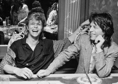Denis O'Regan - David Bowie and Mick Jagger at ‘Bill Stickers’ Club, 1987
