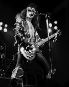 Denis O'Regan - Gene Simmons, London, Photography 1976, Printed After