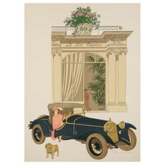 Denis Paul Noyer, Impression de voiture classique, Le Pré Catelan, Restaurant, Paris, 1979