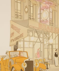 Denis Paul Noyer, Stampa di auto d'epoca, Lipp Paris, Ristorante, Delage, 1979
