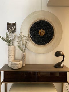 Denis Perollaz Panneau in Metal Mixed-Media Painting