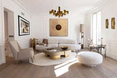 Denis Perrollaz Cercle et Éléments Painting in Mixed-Media