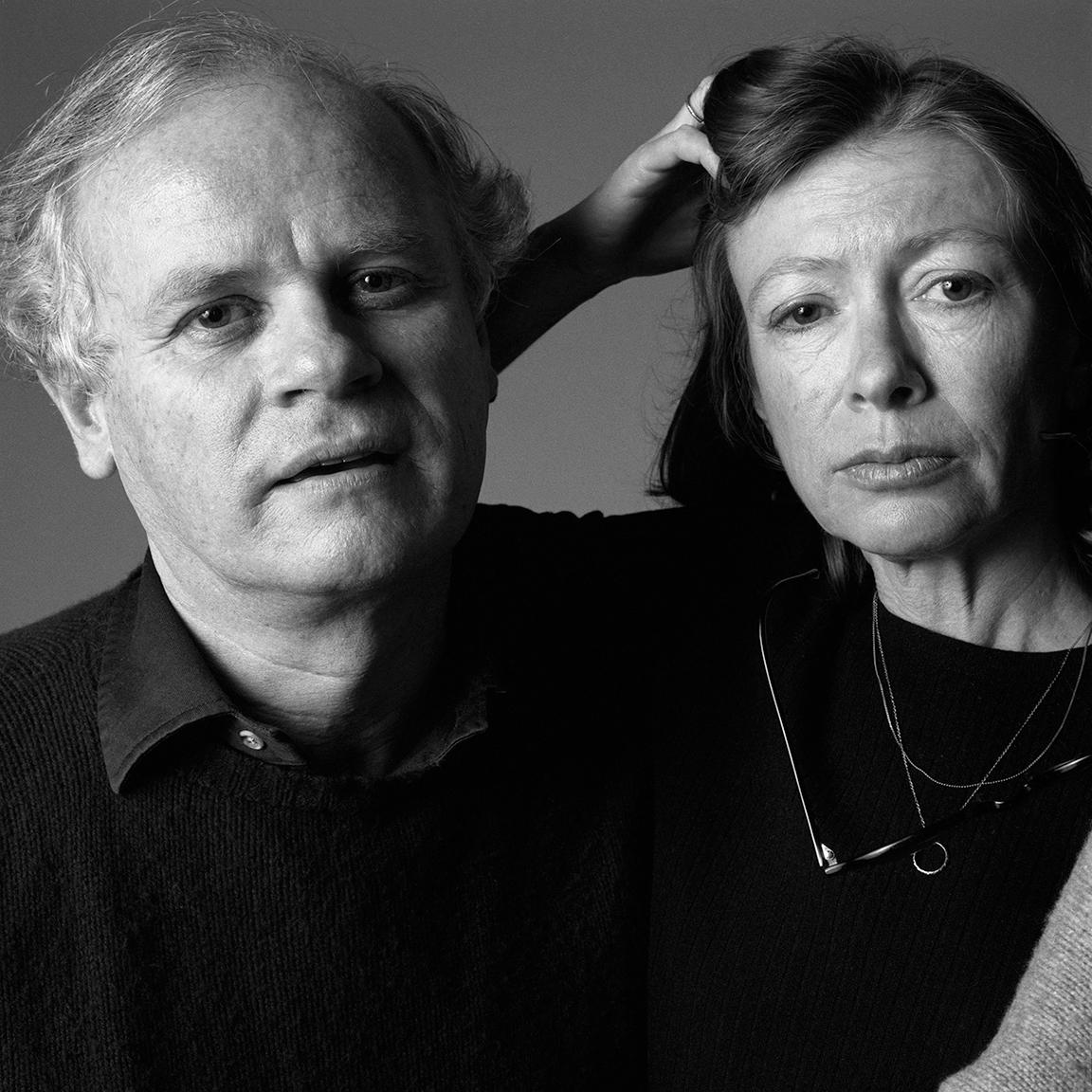 Portrait Photograph di Denis Piel - Joan Didion & John Gregory Dunne (1), NYC, Vanity Fair, 1983