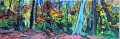 Forest - original landscape fauvist painting impressionist impato contemporary