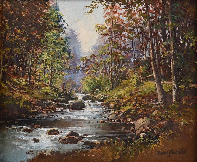 Original Oil Painting of Tollymore Forest in Ireland by Modern Irish Artist Denis Thornton (1937-1999)

Art measures 12 x 10 inches
Frame measures 16 x 14 inches 

Denis Thornton was a very talented Post-War & Contemporary Realist Oil Painter, and