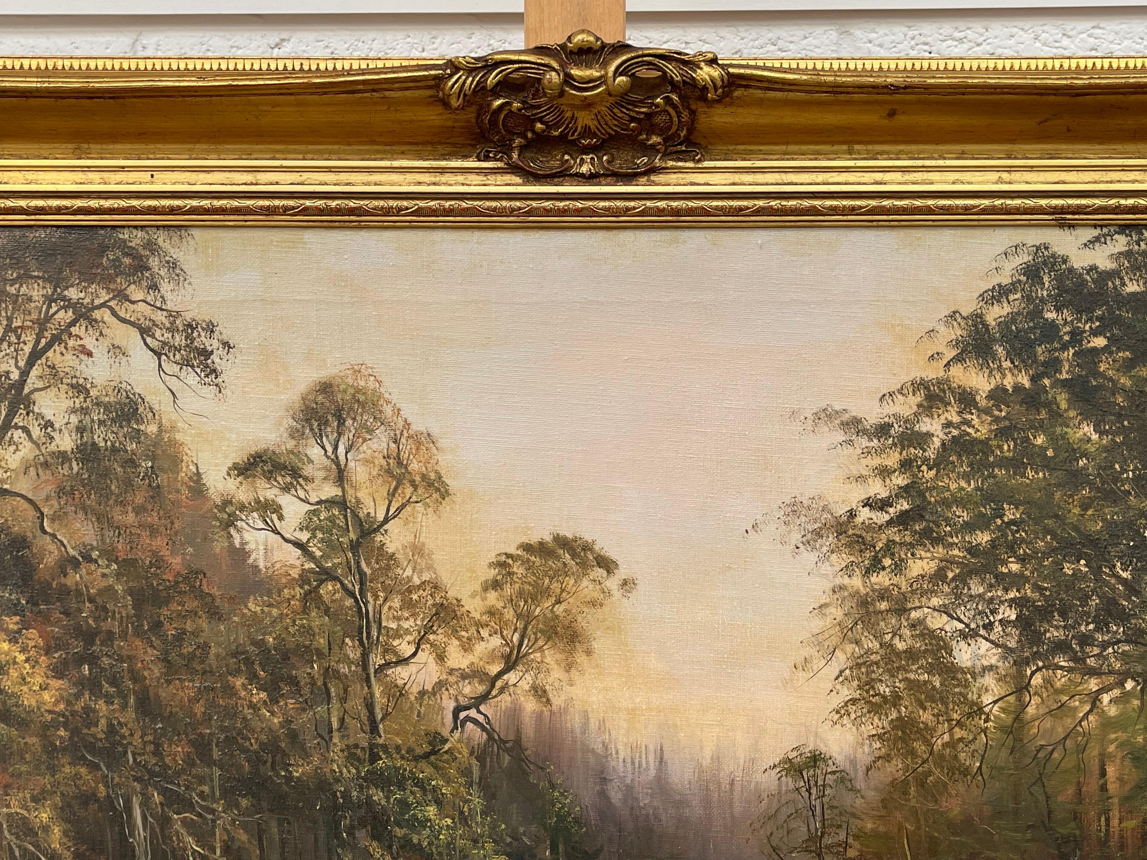 Originales Gemälde einer Waldlandschaft in Nordirland des 20. Jahrhunderts des Künstlers im Angebot 8