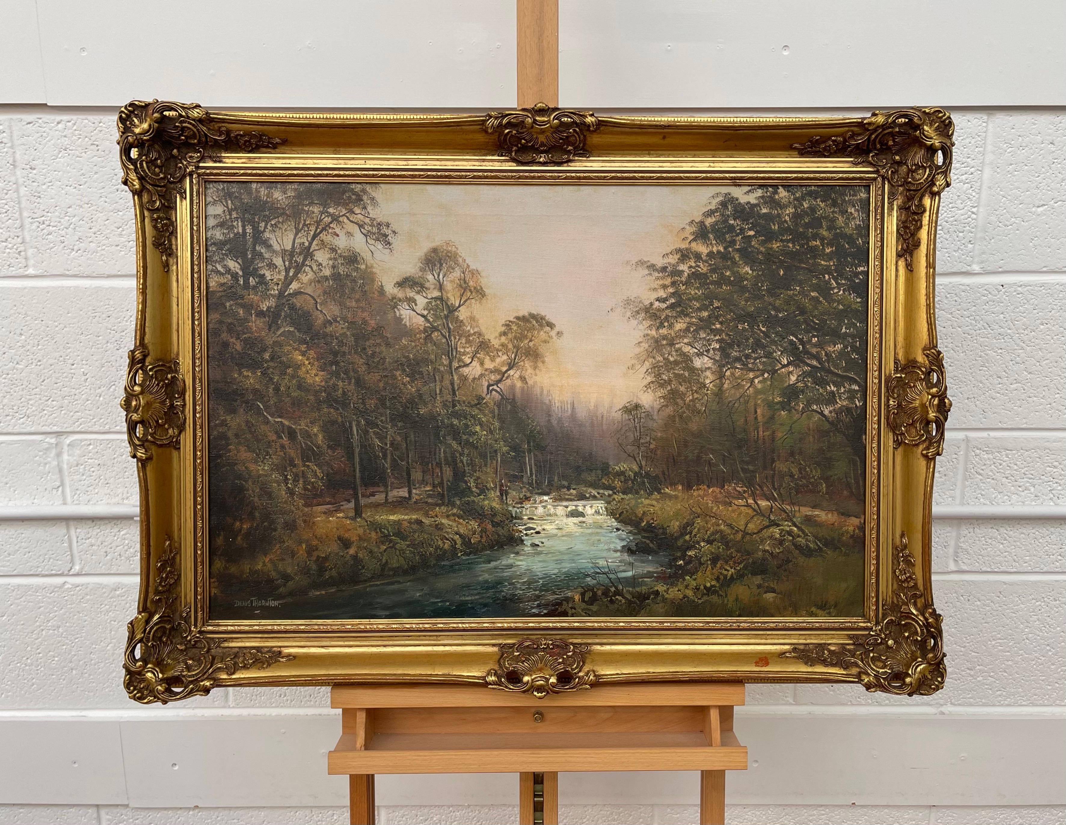 Original Painting of Forest Landscape in Northern Ireland by 20th Century Artist For Sale 12