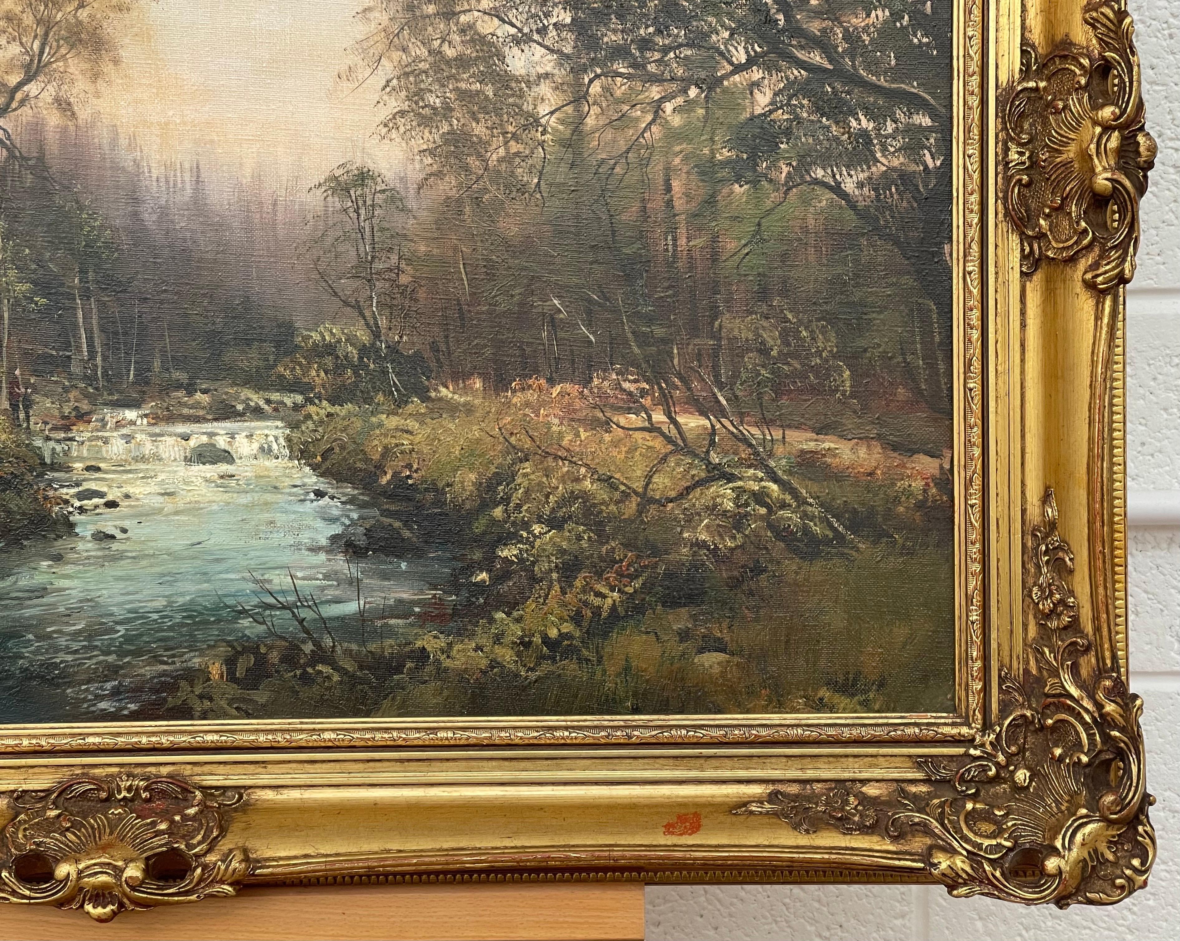 Originales Gemälde einer Waldlandschaft in Nordirland des 20. Jahrhunderts des Künstlers im Angebot 1