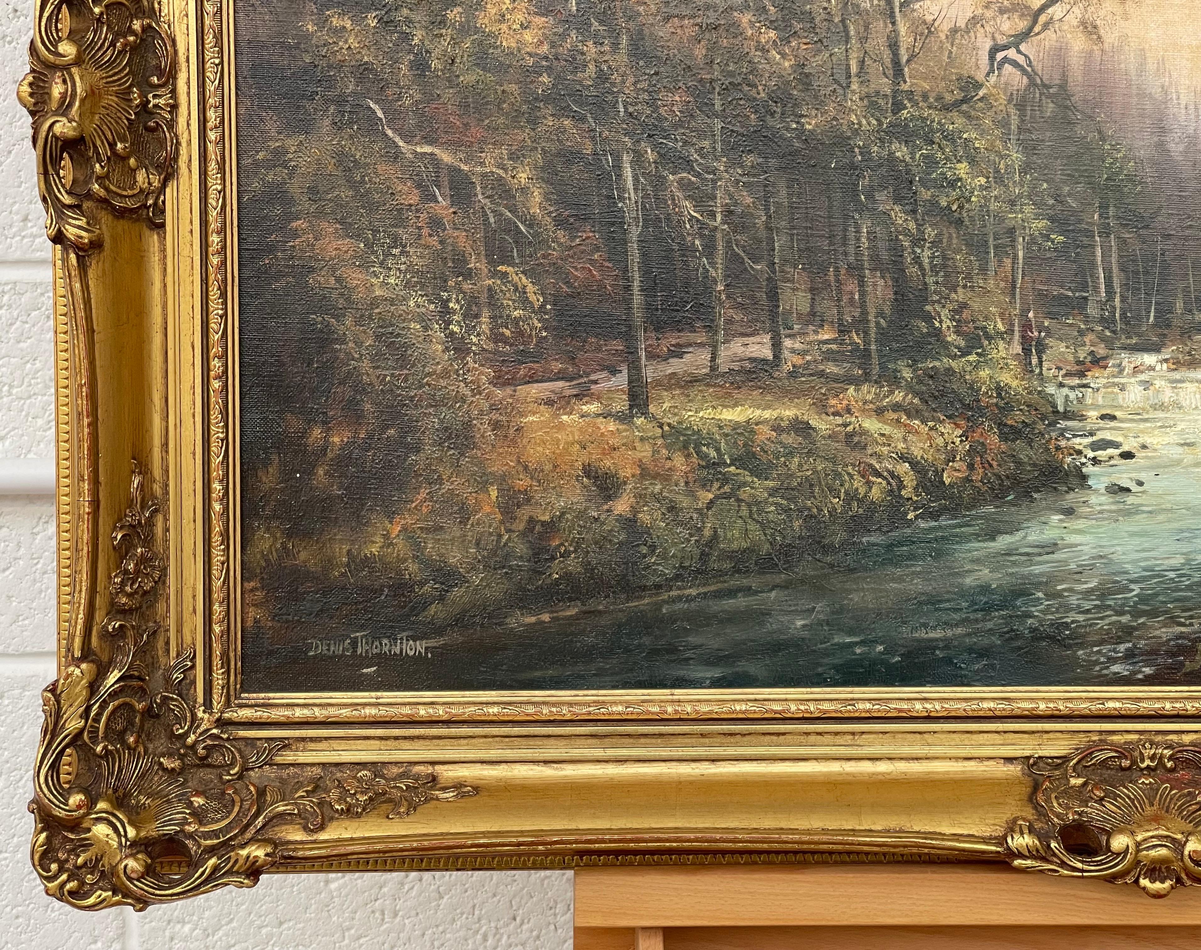 Original Painting of Forest Landscape in Northern Ireland by 20th Century Artist For Sale 2