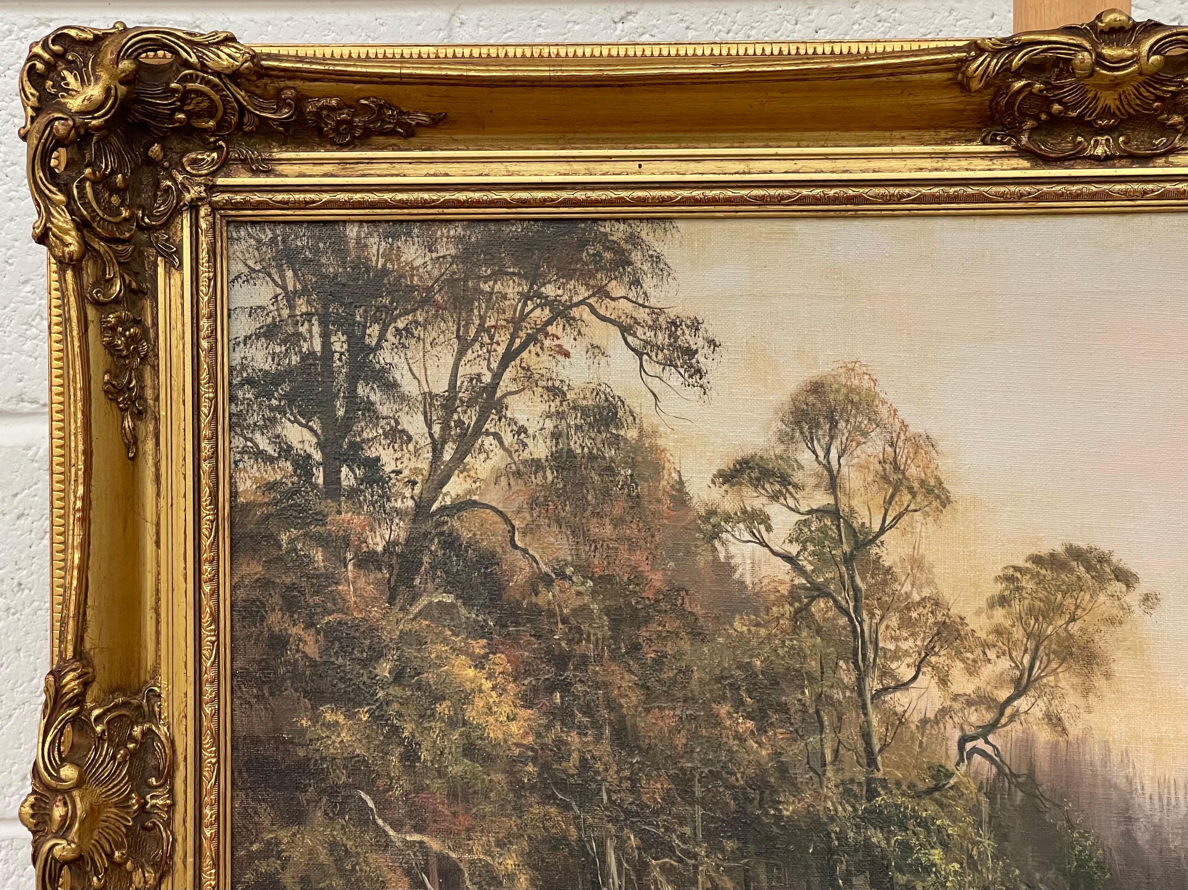Originales Gemälde einer Waldlandschaft in Nordirland des 20. Jahrhunderts des Künstlers im Angebot 4