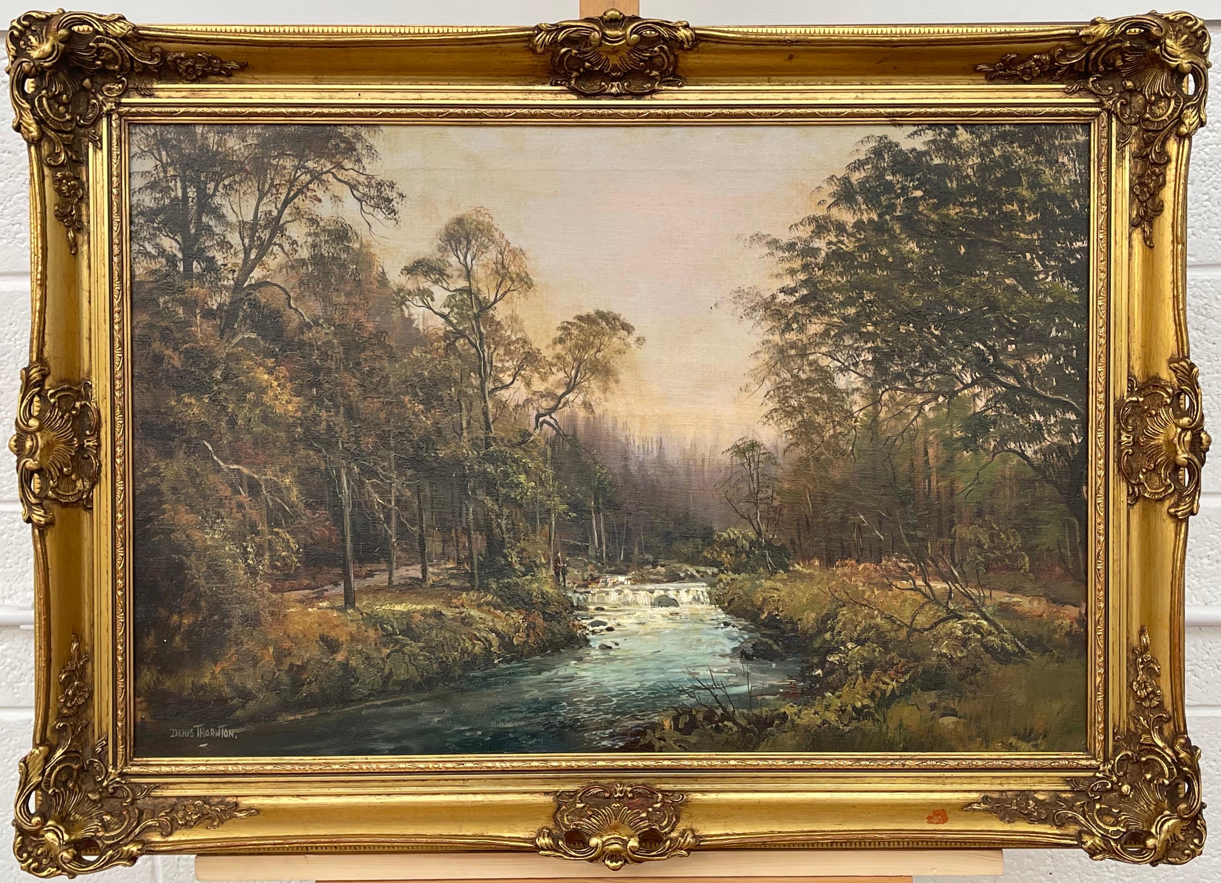 Originales Gemälde einer Waldlandschaft in Nordirland des 20. Jahrhunderts des Künstlers im Angebot 12