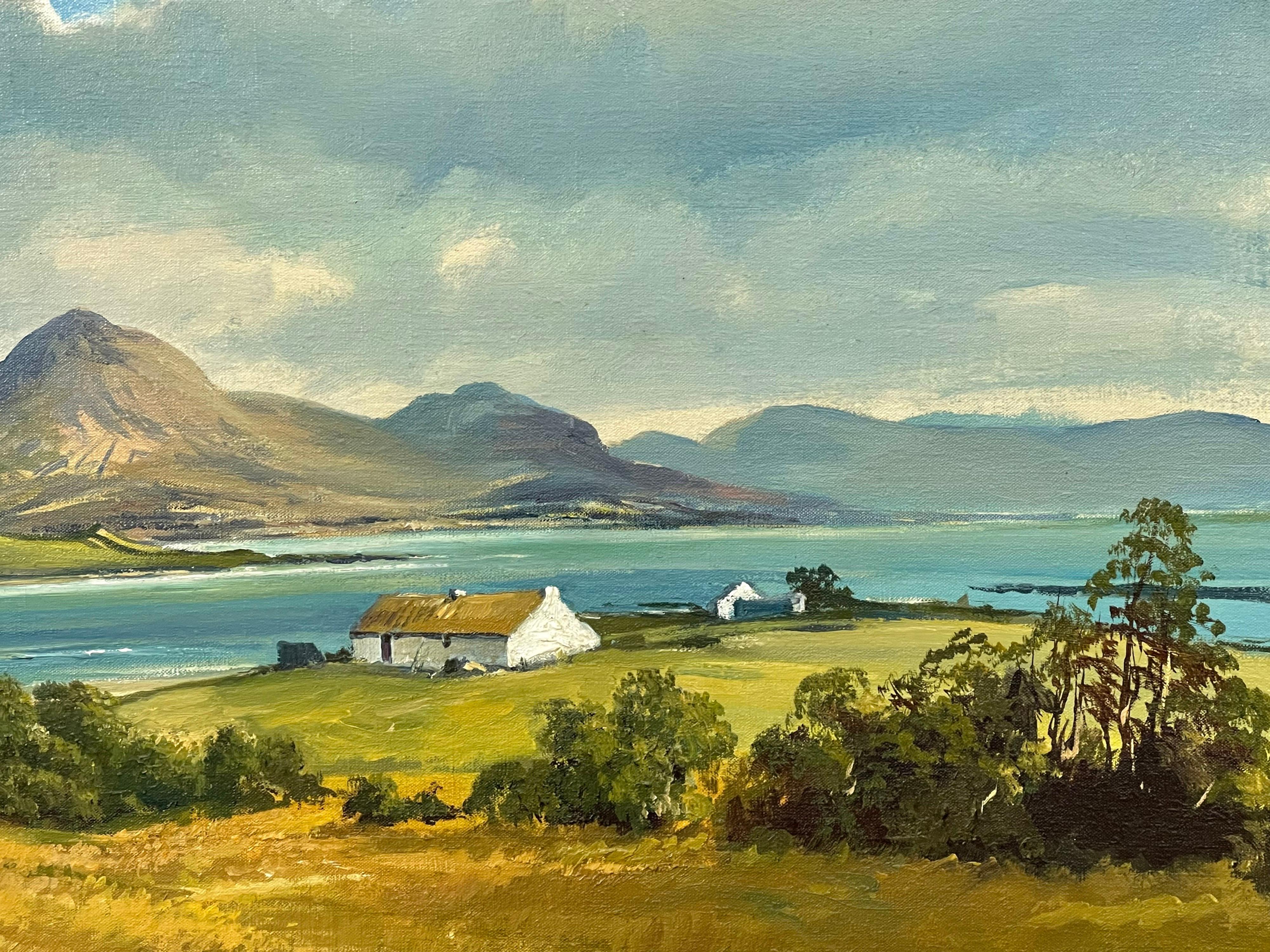Original Post-War Painting of Clew Bay County Galway Ireland by Modern Artist For Sale 6