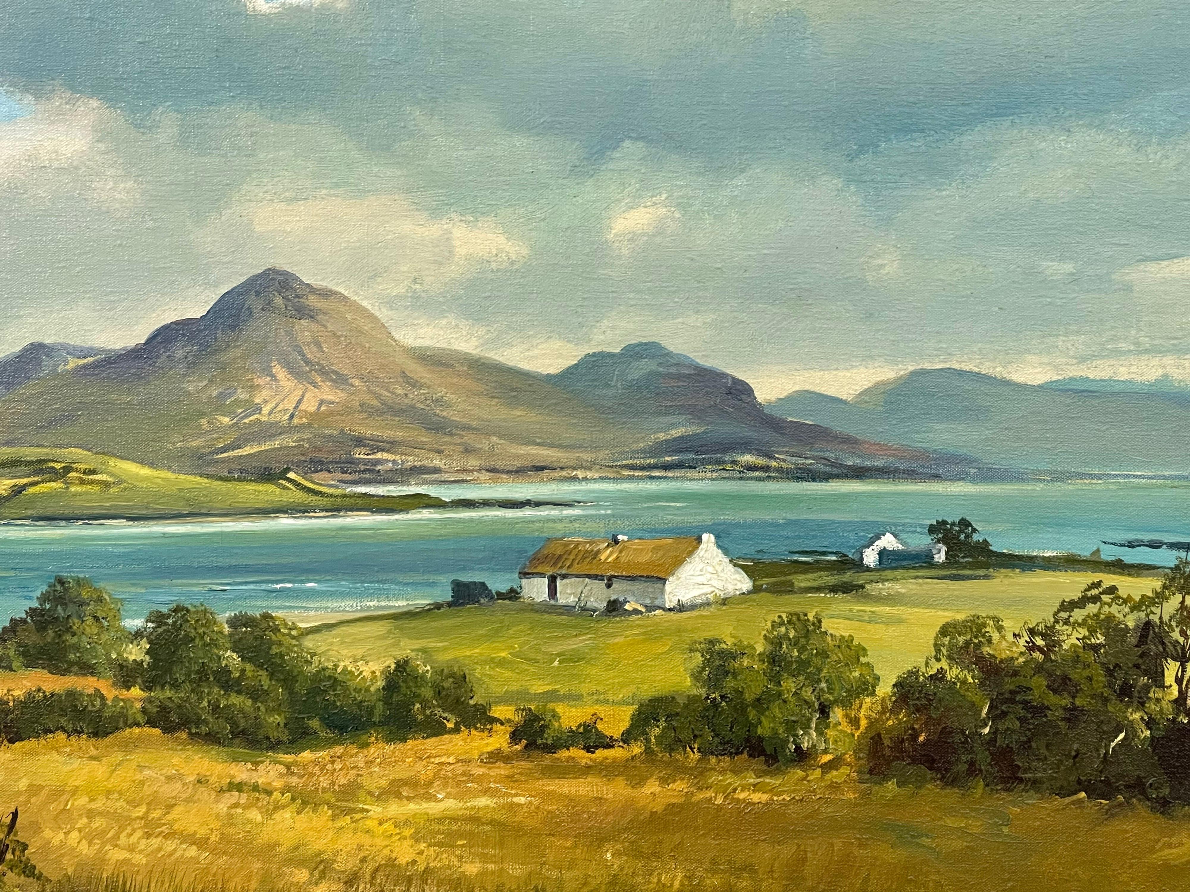 Original Post-War Painting of Clew Bay County Galway Ireland by Modern Artist For Sale 8