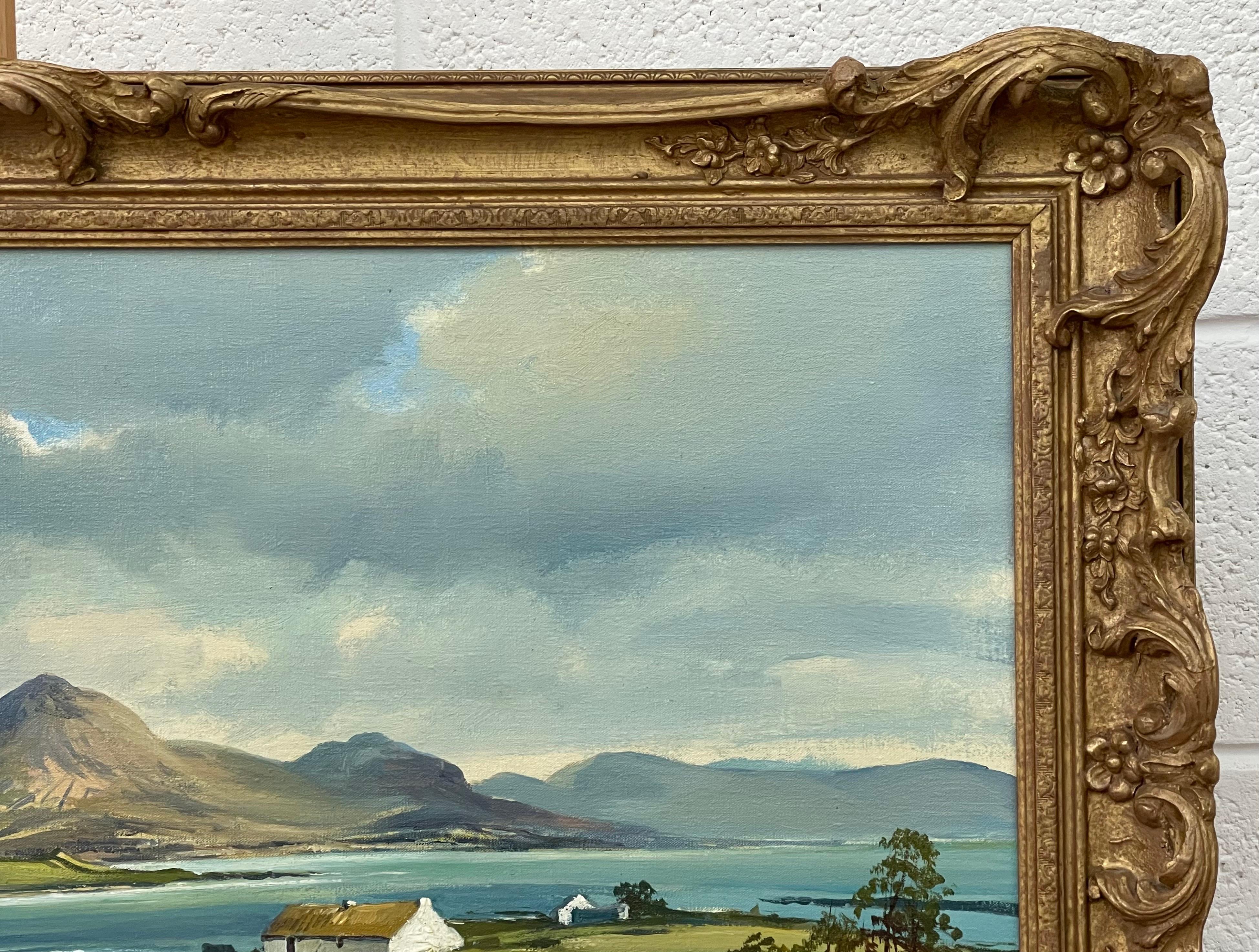 Original Post-War Painting of Clew Bay County Galway Ireland by Modern Artist For Sale 2