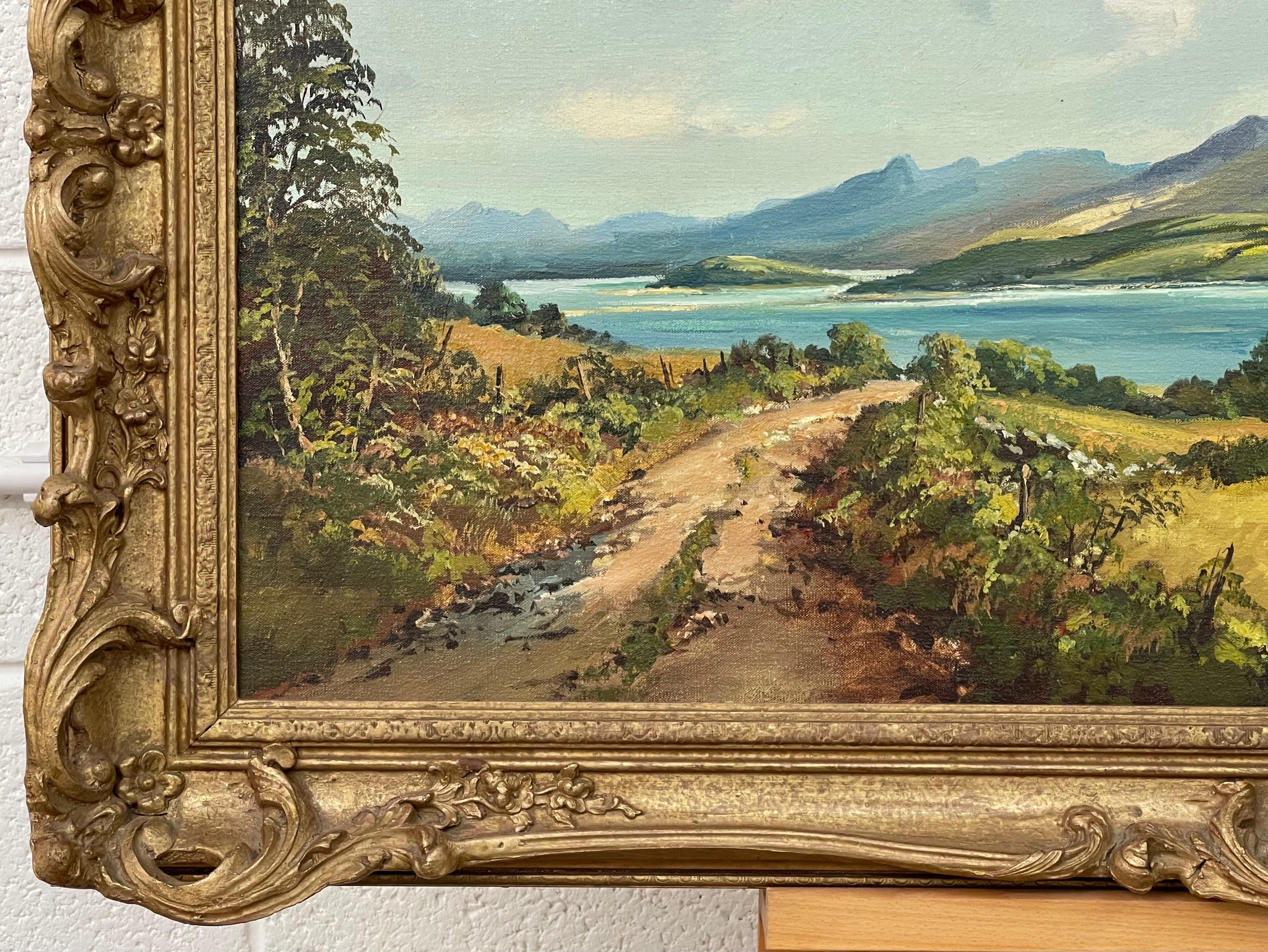 Original Post-War Painting of Clew Bay County Galway Ireland by Modern Artist For Sale 3