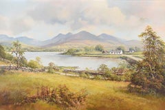 Original Post-War Painting of Island in Northern Ireland by Modern Irish Artist