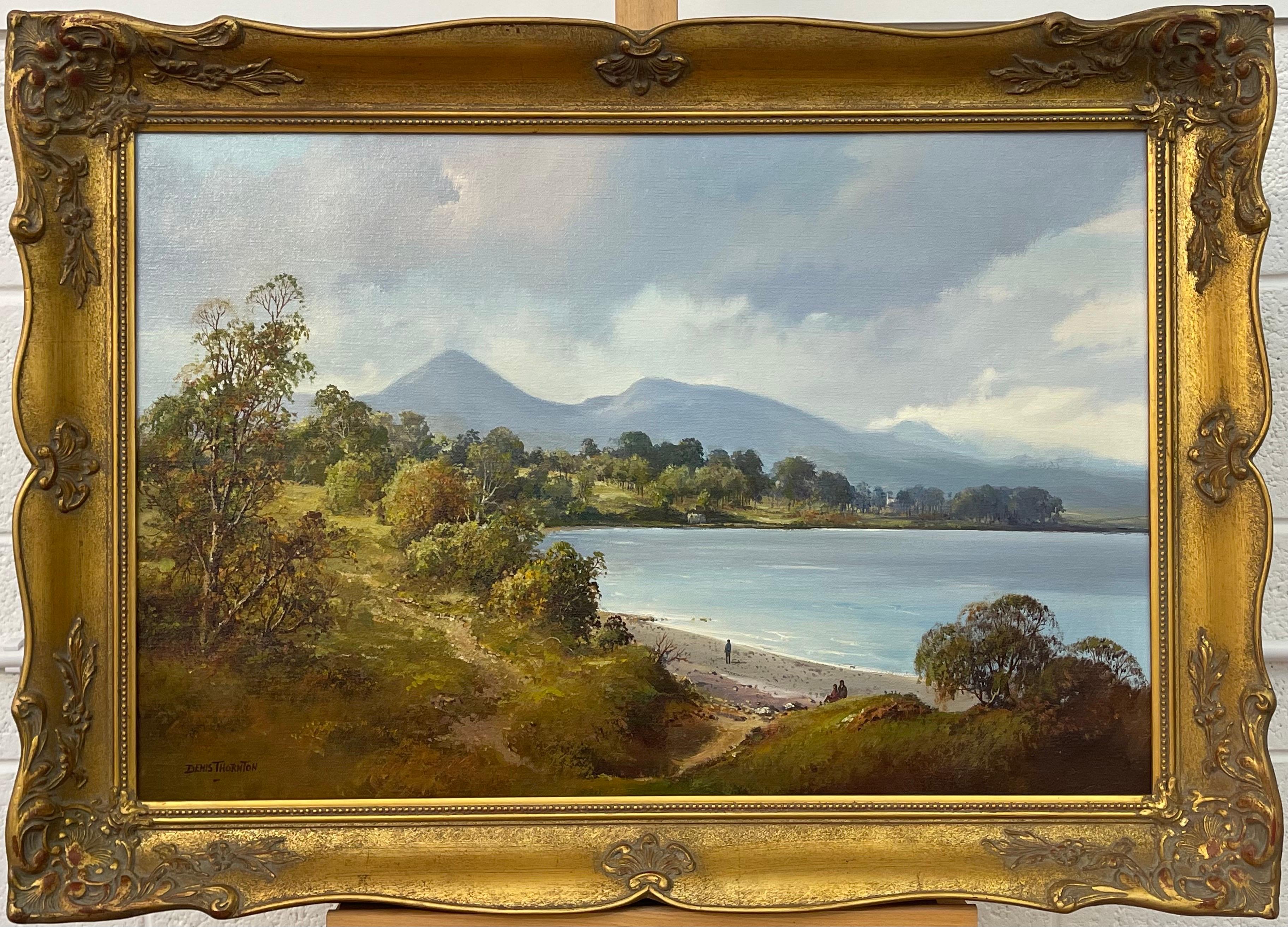 Original Post-War Painting of Mournes from Duldrum Ireland by Modern Artist For Sale 10