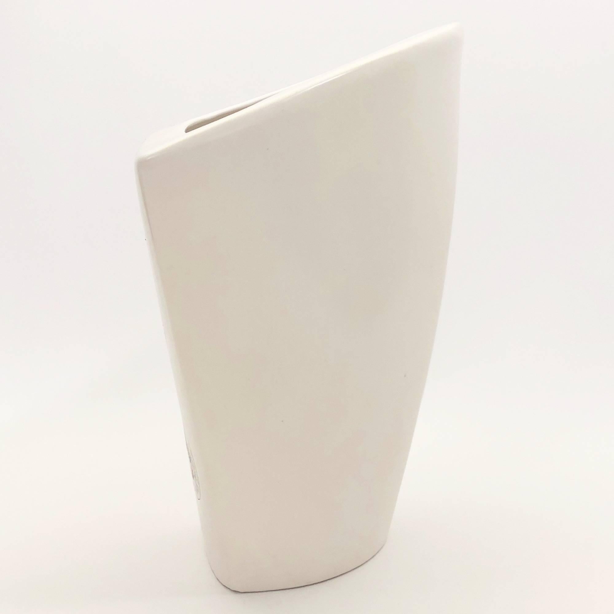 large cream vase