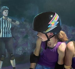 „If You Want to Go Fast Go Alone“ (2024) von Denise Dambrackas, Porträtgemälde