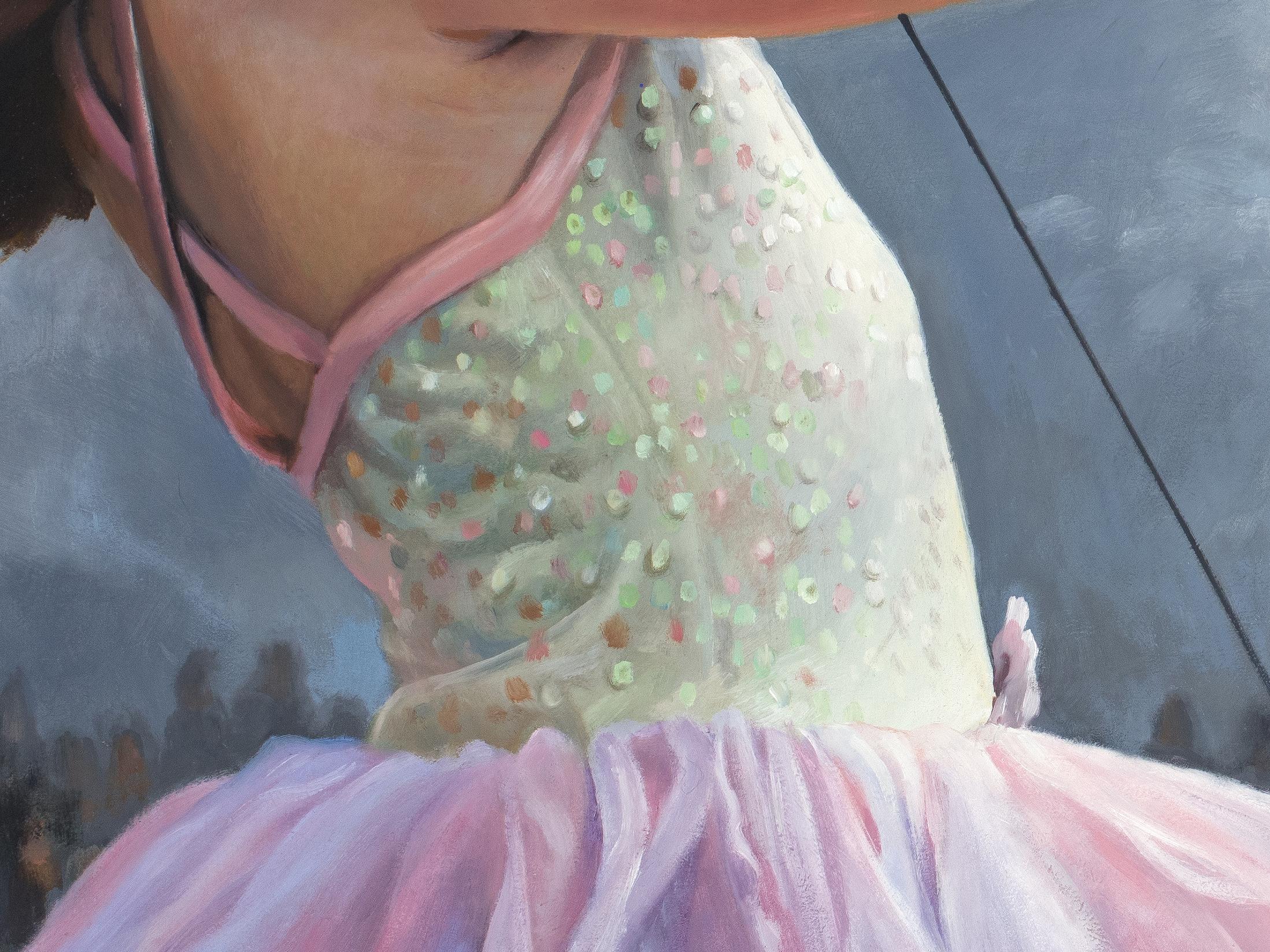 „Impenetrable Princess“ (2020) von Denise Dambrackas, Original-Porträtgemälde im Angebot 1