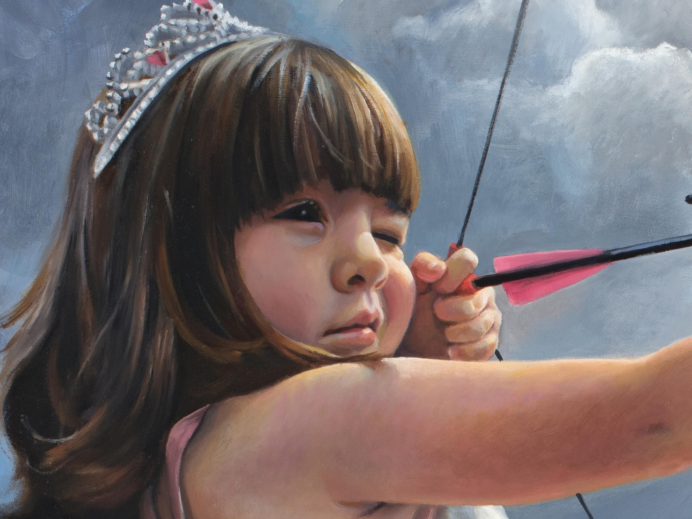 „Impenetrable Princess“ (2020) von Denise Dambrackas, Original-Porträtgemälde im Angebot 2