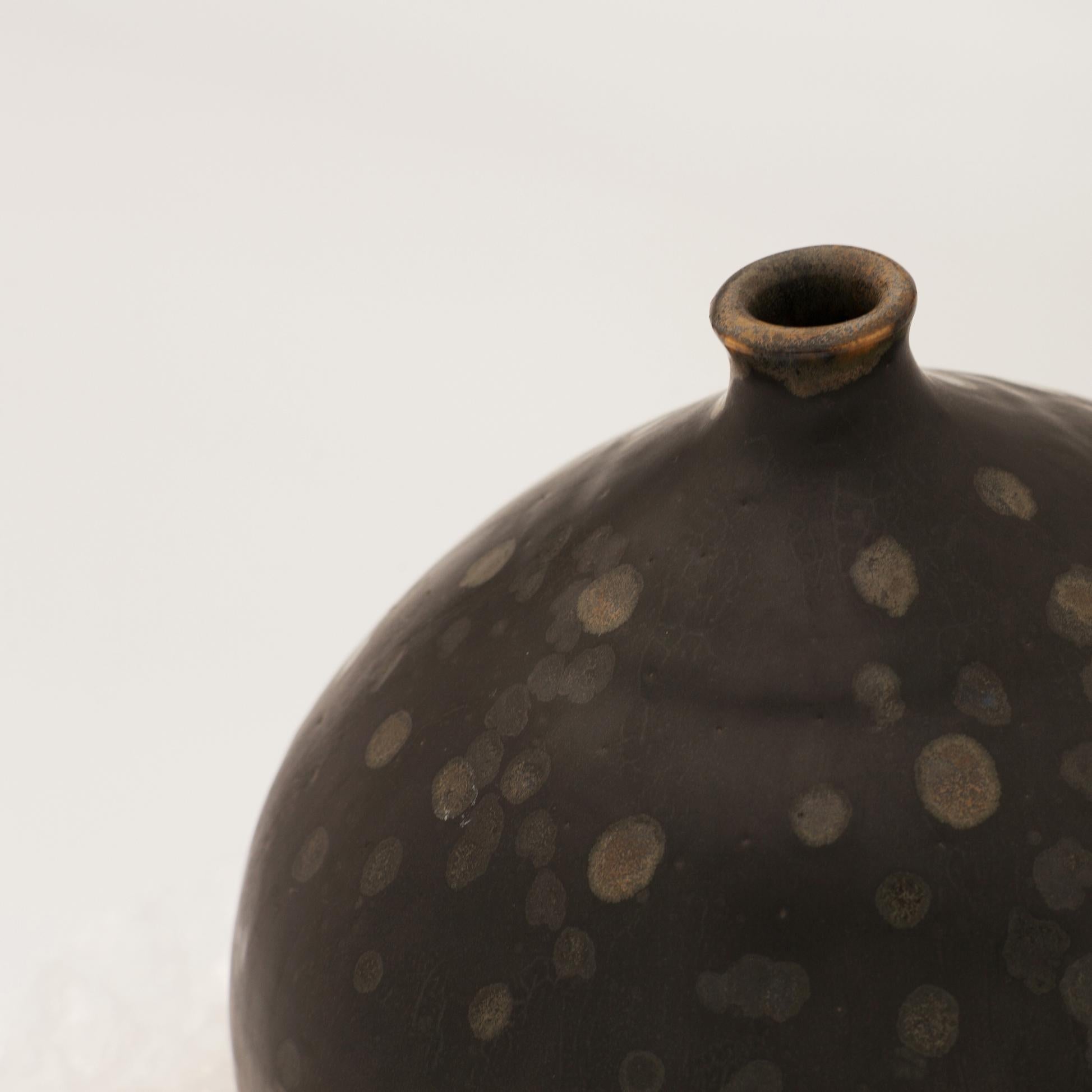 Denise Detraz Ceramic Vase Pear Shape, 1960s 1