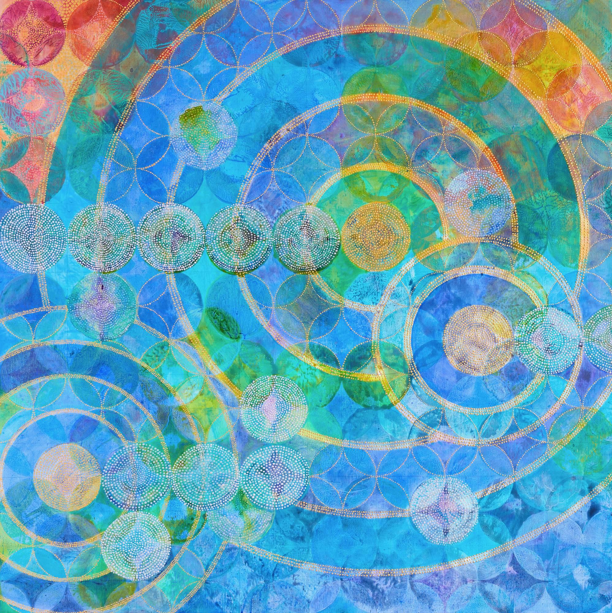 circle acrylic art