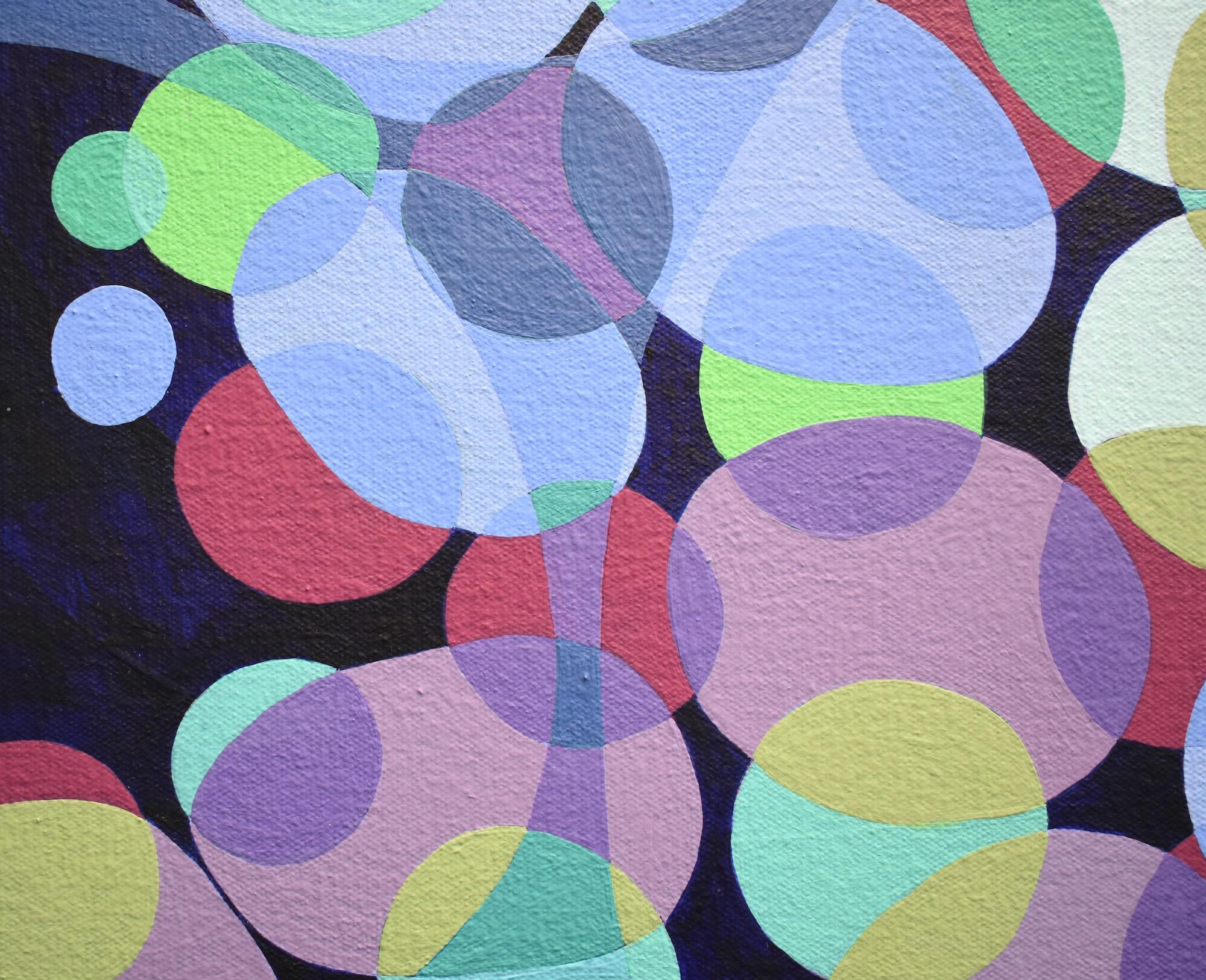 acrylic painting bubbles