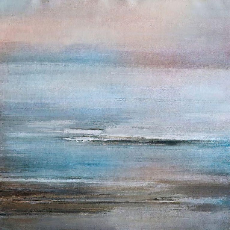 Denise Dundon At First Light, Signed Contemporary Abstract Digital Painting Print on Canvas