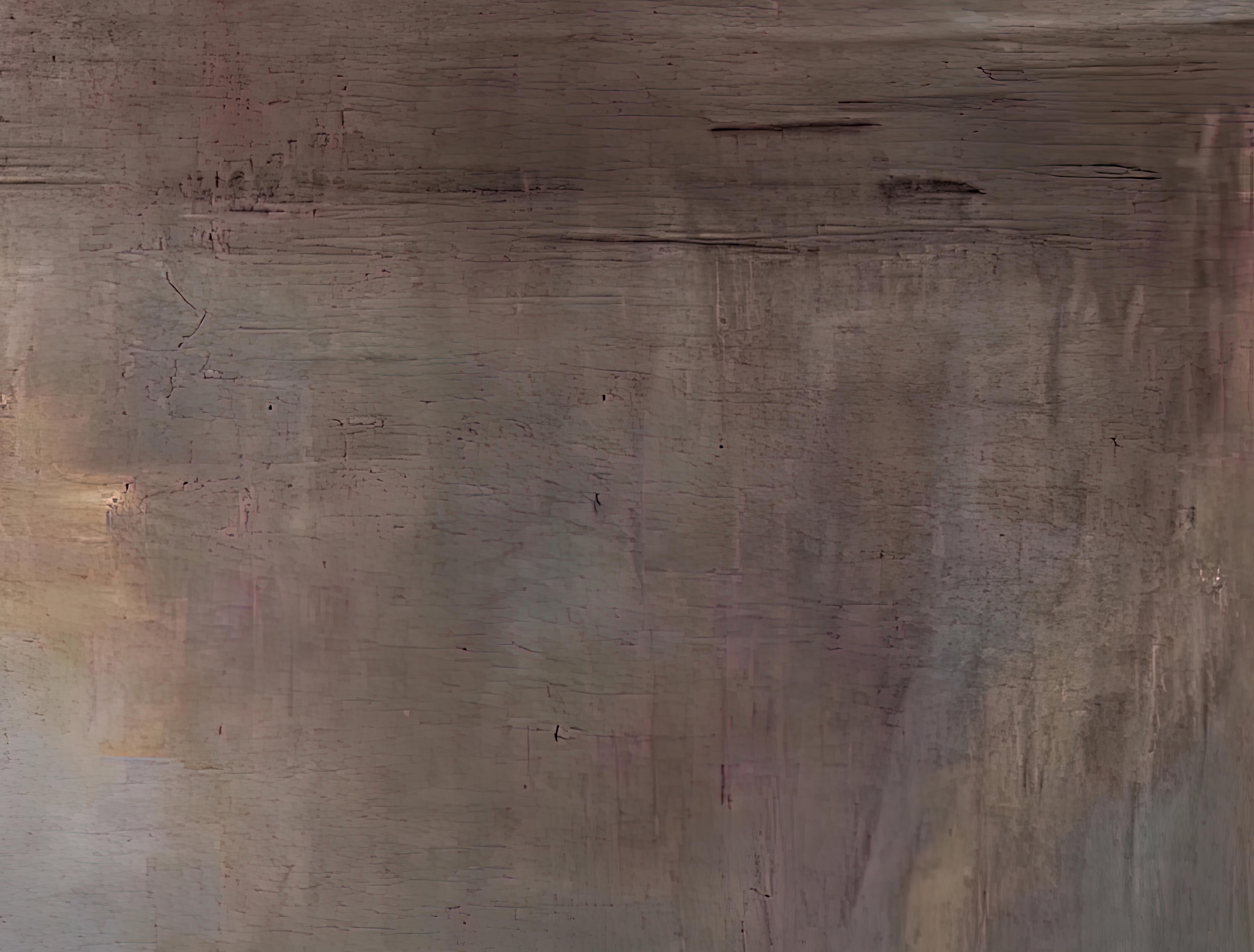 Außergewöhnliches Tide, signiertes zeitgenössisches, abstraktes, minimalistisches, digitales Gemälde (Grau), Abstract Painting, von Denise Dundon
