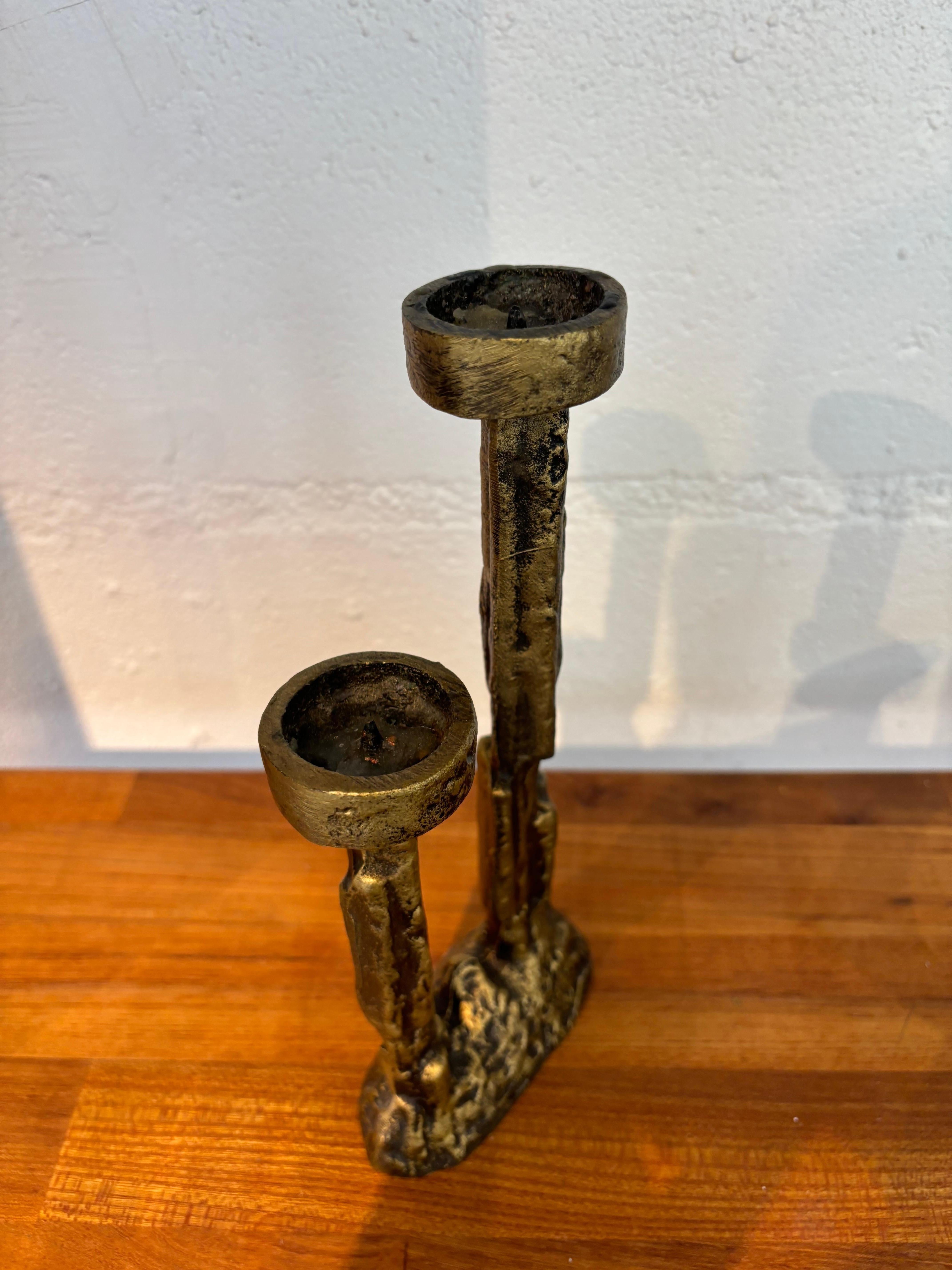 Candelabros Denise Pietra Corbara Bronce en venta