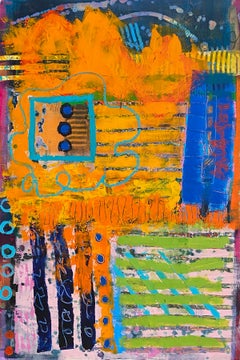 Ruffle, Original Abstract Painting, 2021
