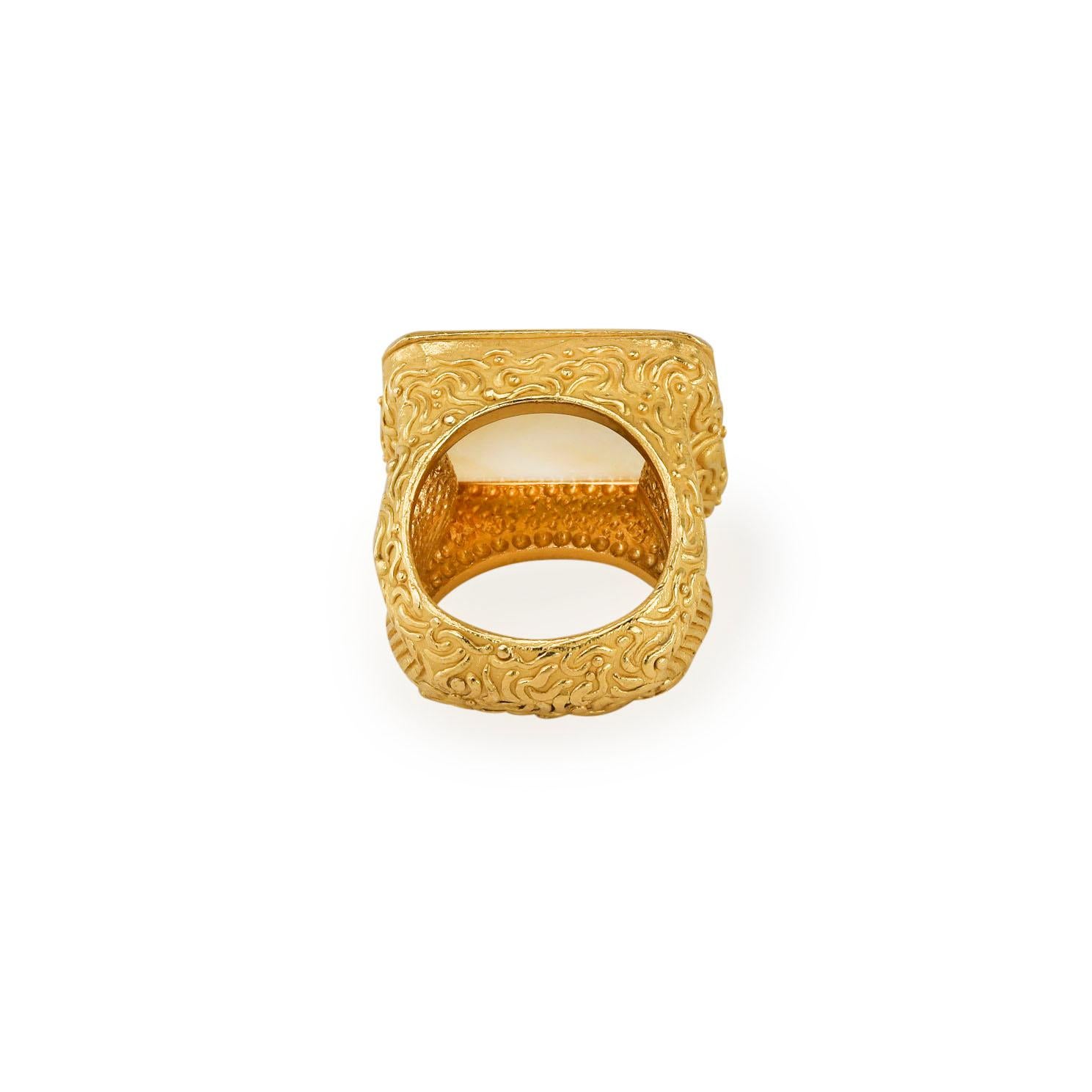 Denise Roberge 22 Carat Citrine Ring In Good Condition In Dallas, TX