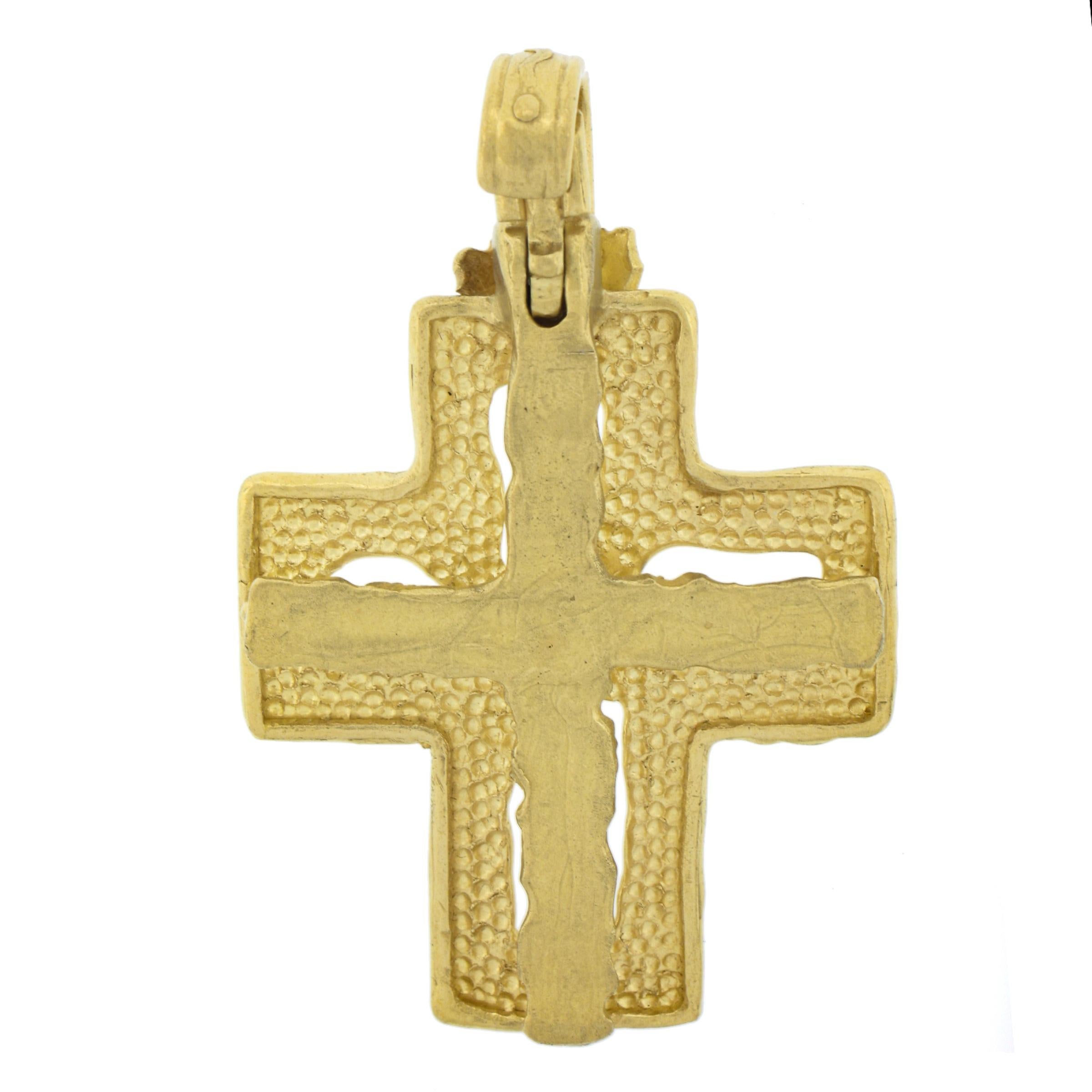 22k gold crucifix