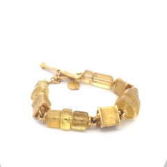 Denise Roberge 22K Yellow Gold & Golden Beryl Bracelet