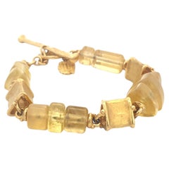 Denise Roberge 22K Yellow Gold & Golden Beryl Bracelet