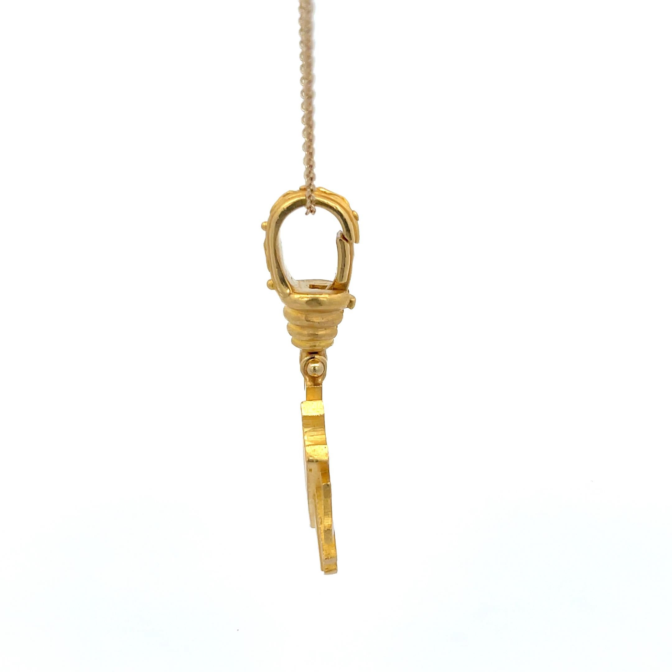 Denise Roberge Pendentif contemporain en or jaune 22K Unisexe en vente