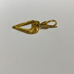 Denise Roberge Heart Handmade 22K Yellow Gold Charm Pendant