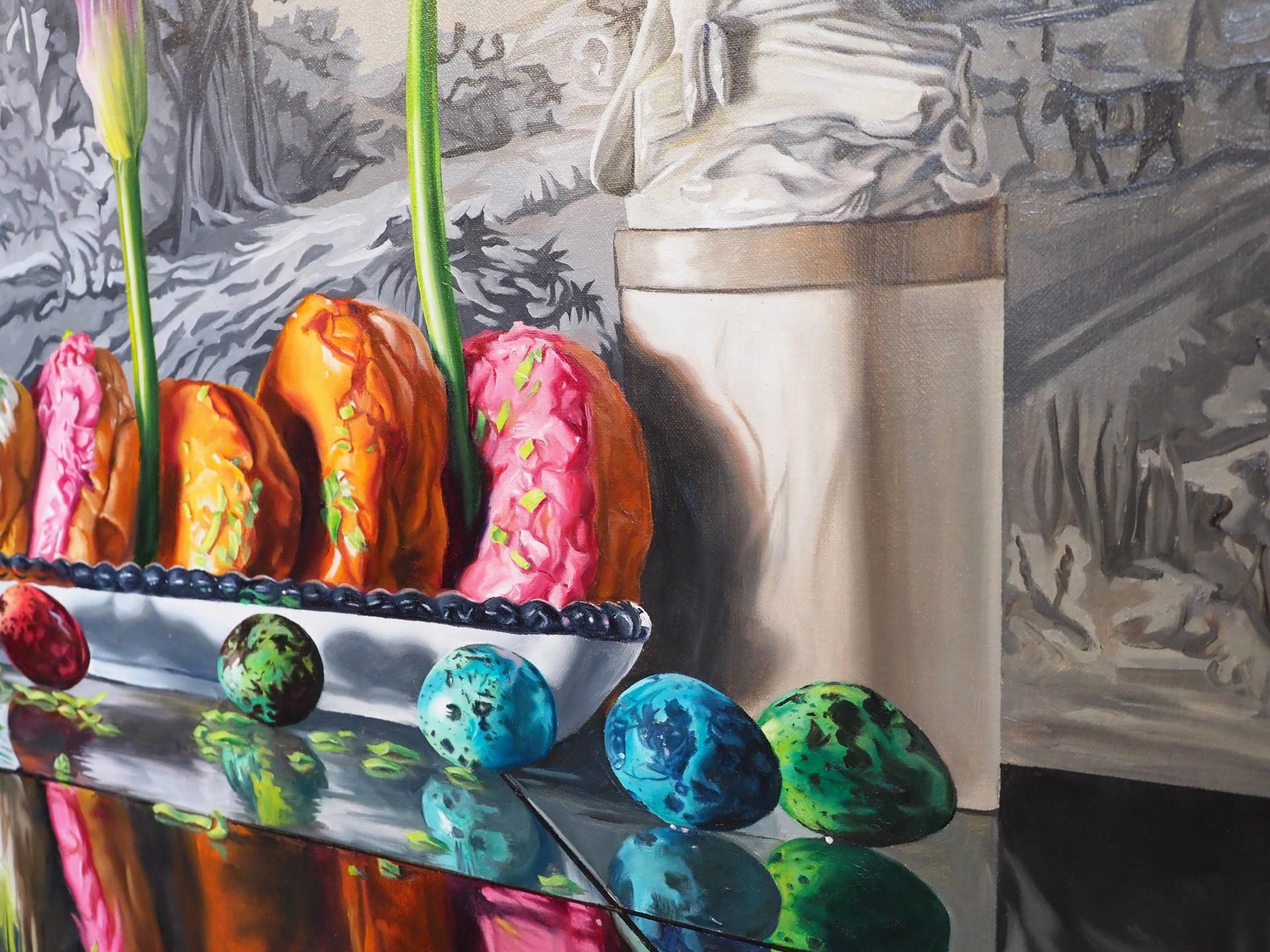La urgencia de anidar - Painting de Denise Stewart-Sanabria