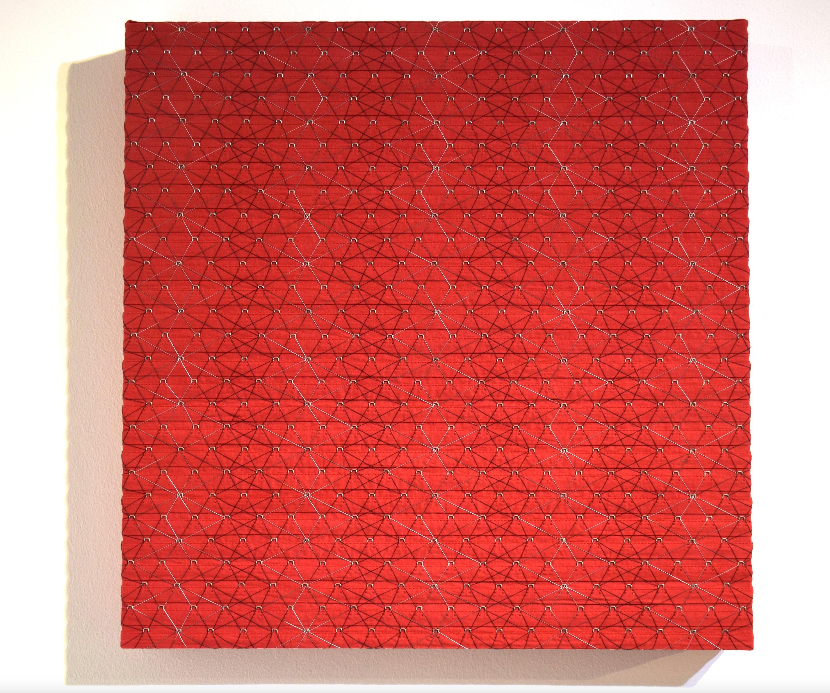 Großes Rotes Quadrat (Zeitgenössisch), Sculpture, von Denise Yaghmourian