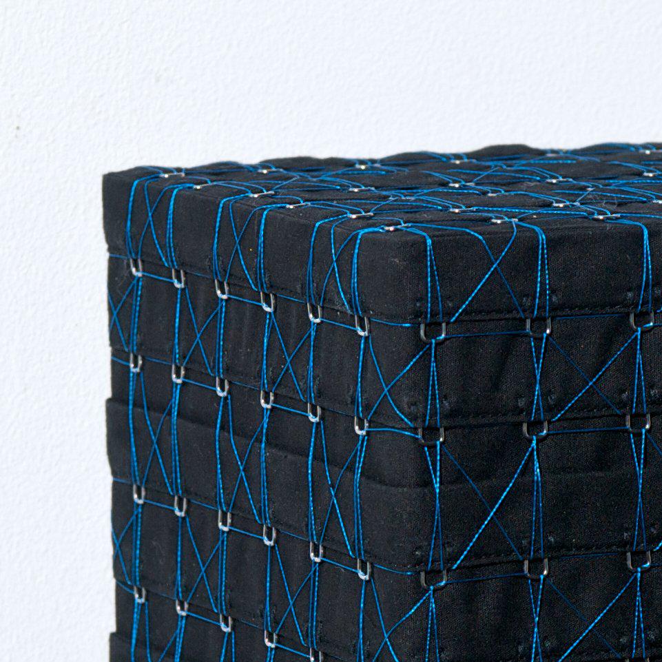 Black & Blue #1  - Sculpture by Denise Yaghmourian