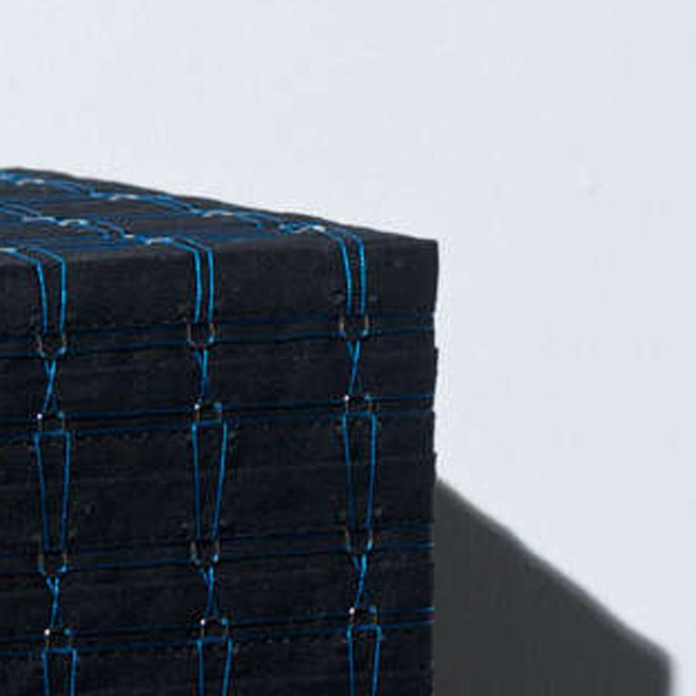 Black & Blue #2 - Sculpture by Denise Yaghmourian