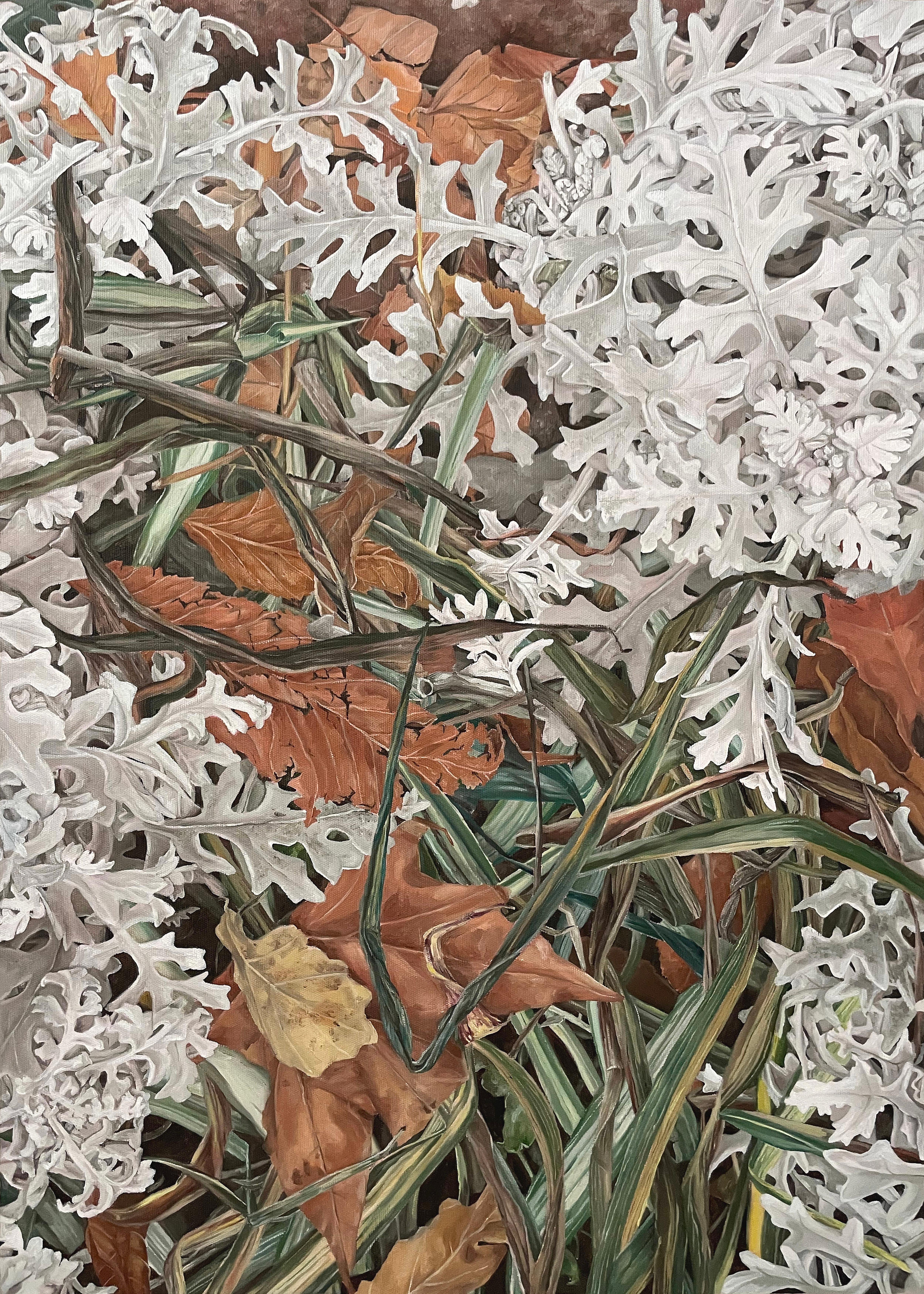 Landscape Painting di Deniz Bayav - Ciclo, Pittura a olio su tela, Pianta, Contemporaneo realistico, Nature walks