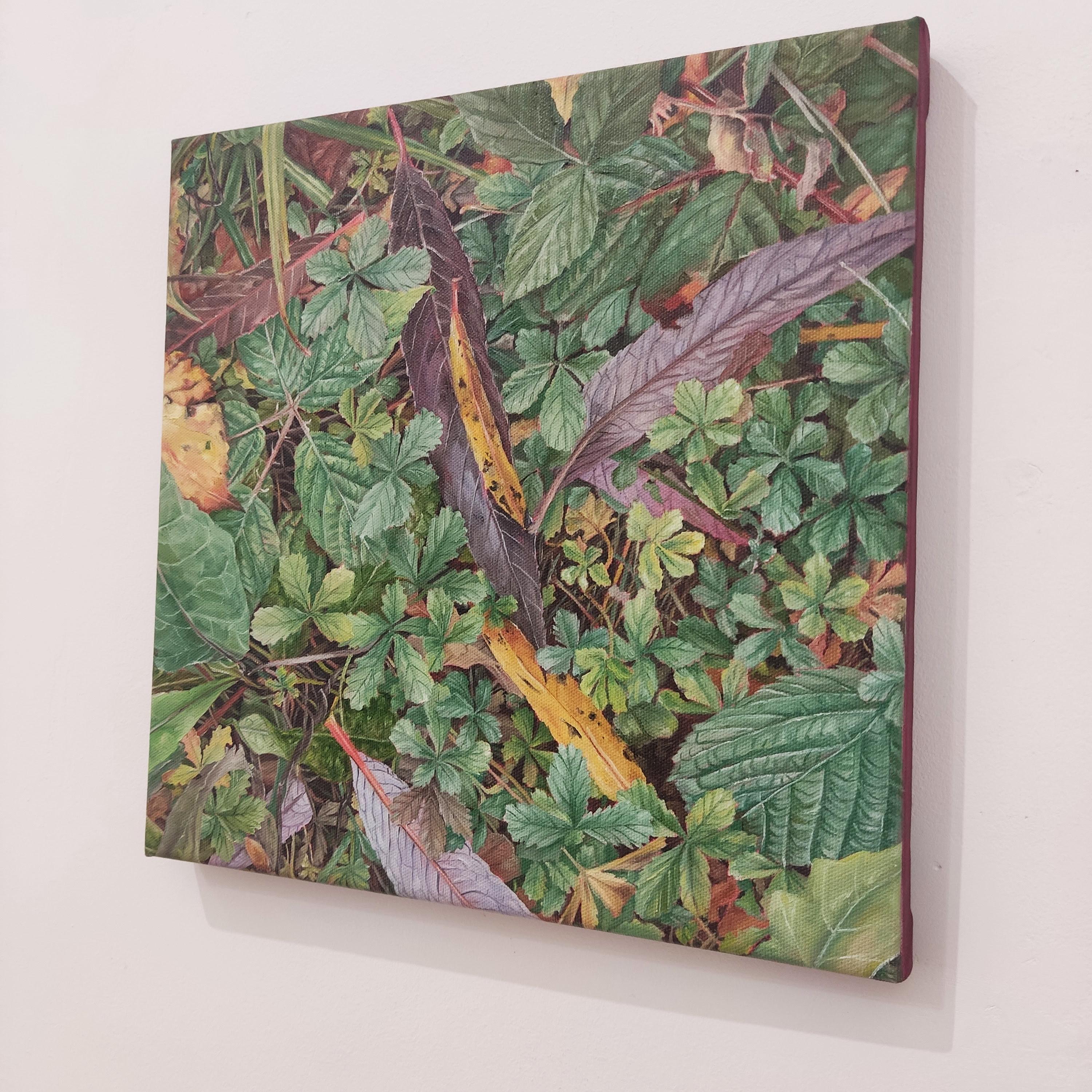 Foisonnement, Oil Painting on Canvas, Contemporary Landscape, Nature walks For Sale 3