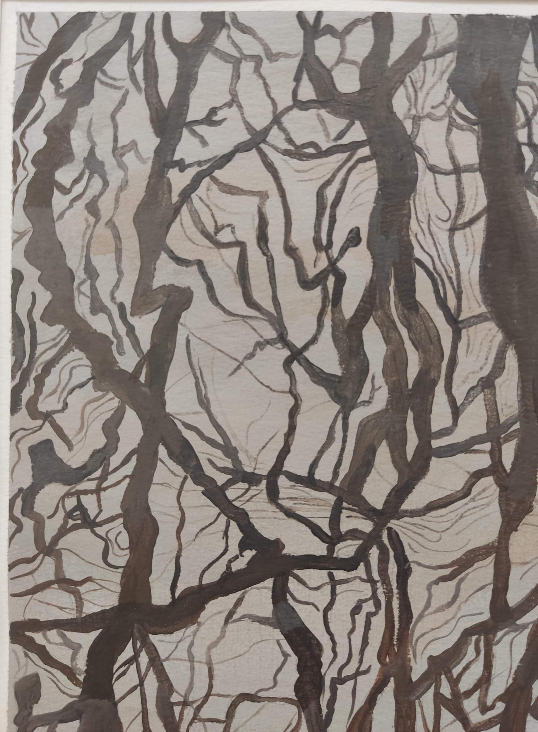 Trabajo :  Pintura acrílica original, Obra única. Obras de arte hechas a mano. Listo para colgar.
Técnica : Acuarela sobre papel de archivo
Artista : Deniz Bayav

Asunto : Réunir à la surface (Título) 
Con Réunir à la Surface, Deniz Bayav nos invita