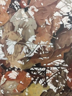 La Terre, Le Ciel, Huile sur toile, Peinture contemporaine, Eau, Reflets