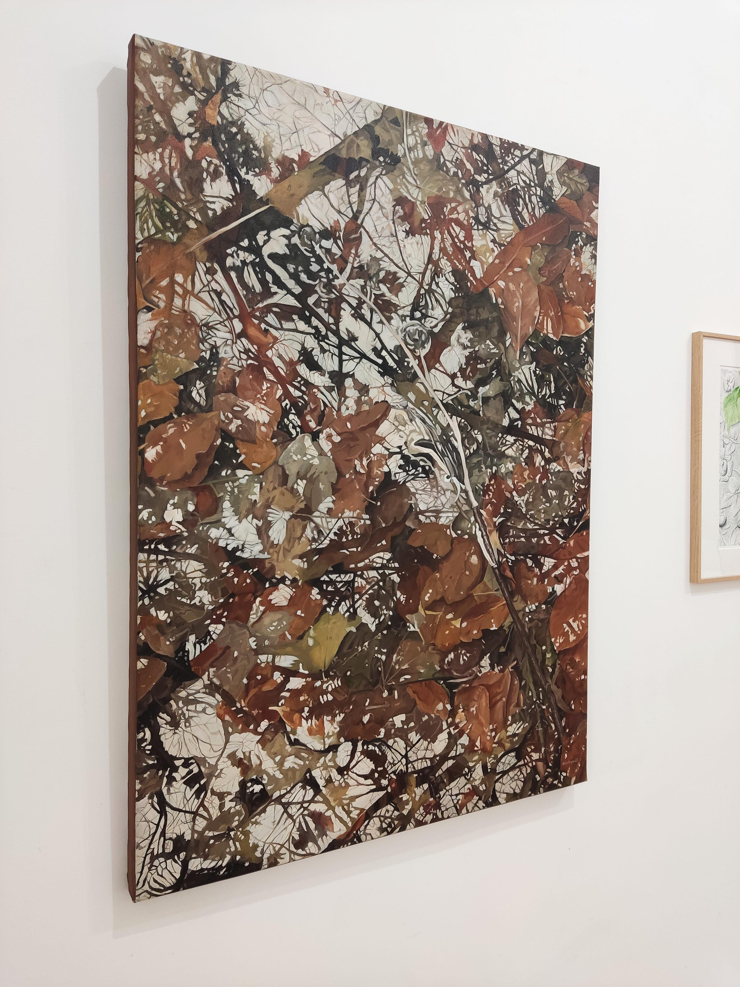 La Terre, Le Ciel, Huile sur toile, Peinture contemporaine, Eau, Reflets en vente 1