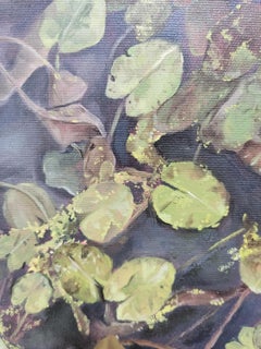 Nenuphar, Olio su tela, Pittura contemporanea, Ninfea, Nature