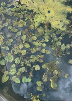 Nenuphar, Olio su tela, Pittura contemporanea, Ninfea, Nature